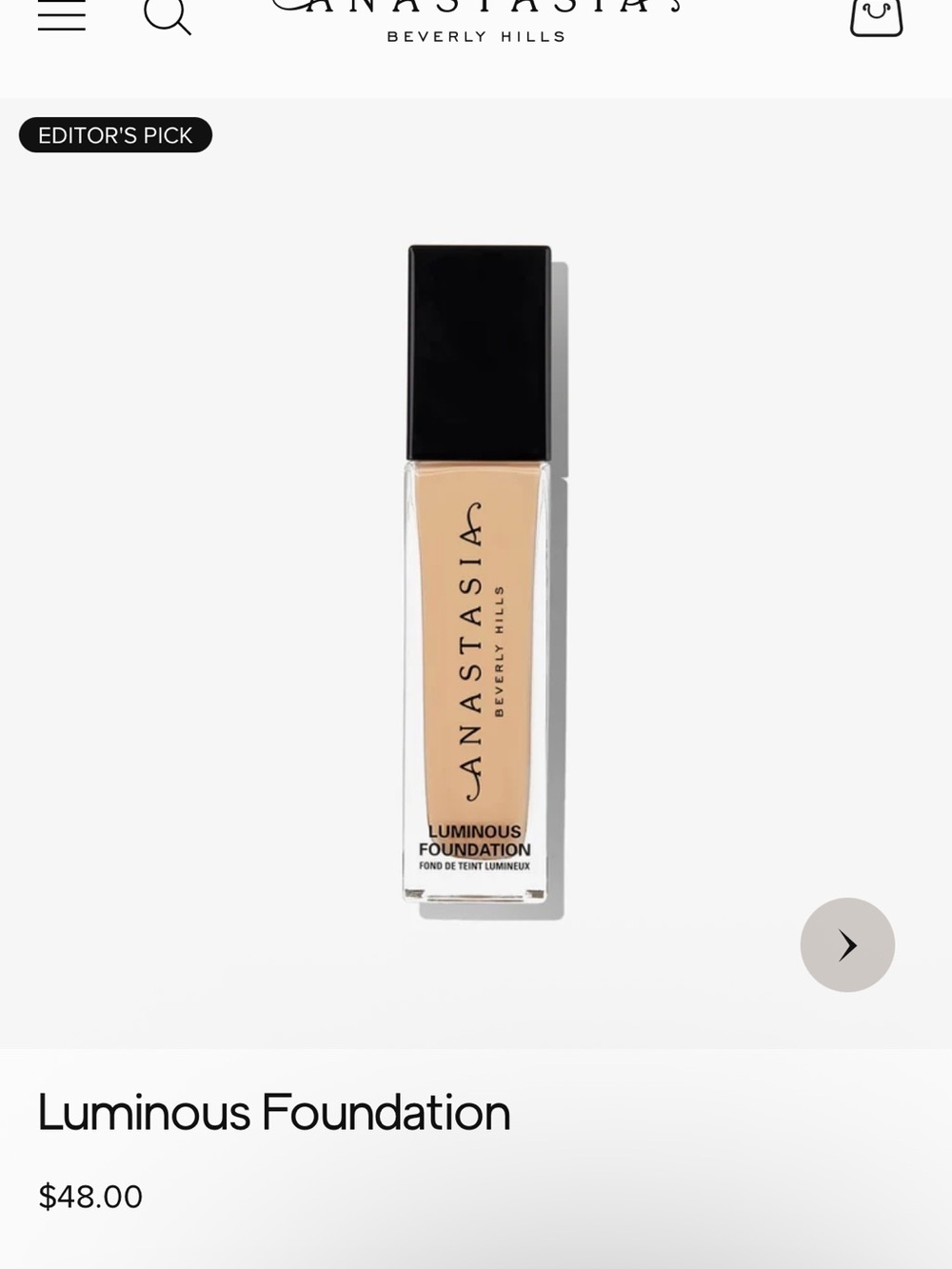 Anastasia Beverly Hills Luminous Foundation - Cream Beige 200W